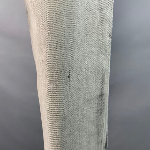 DOLCE & GABBANA Size 30 Grey Cotton Blend Twill Skinny Zip Fly Jeans - Picture 5 of 9